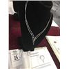 Image 1 : 14K WG Diamond Necklace w/238 Round Diamonds 35.0g