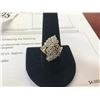 Image 2 : 14K YG Diamond Ring w/31 Round Diamonds 60.g