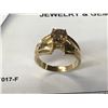 Image 2 : 14K YG Diamond Ring - One Fancy Brown Round Diamond 4.4g