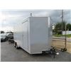 Image 1 : 2021 Covered Wagon 18' Vnose T/A Encl. Trlr. w/Ramp