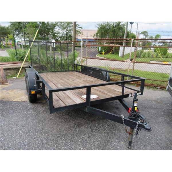 2020 Triple Crown T/A 12' Utility Trlr. w/Ramp