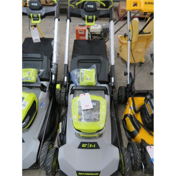 Ryobi 40v Self Propelled 21" Deck w/Battery & Charger