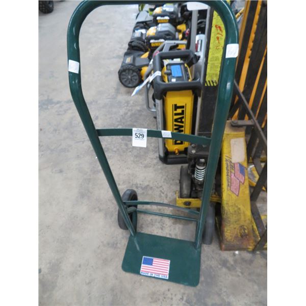 Green Lite Duty Hard Tire Hand Truck