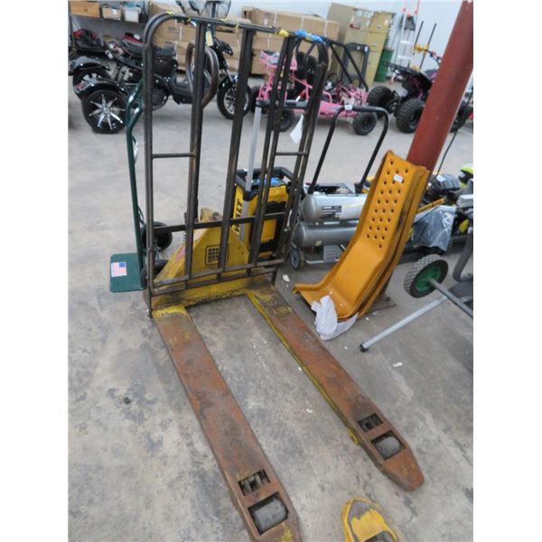 All American Pallet Jack w/Safety Cage