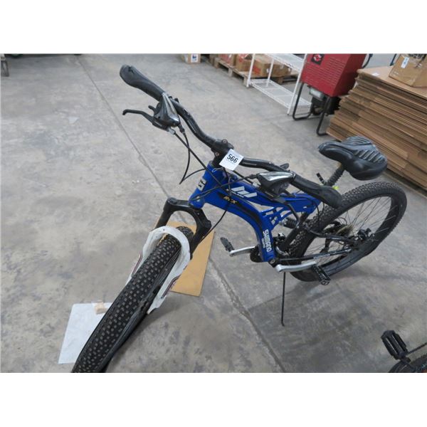 Blue Hiland Mountain Bike