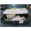 Image 1 : Green Tackle Box w/Tackle