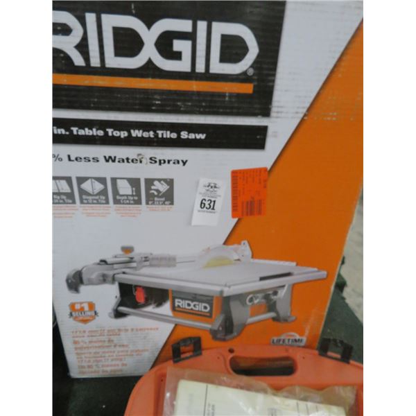 Ridgid Wet Tile Saw