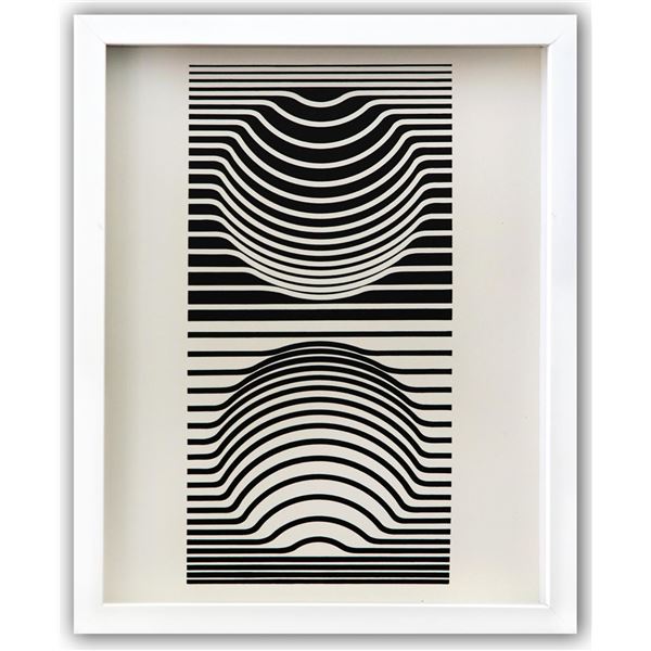 Victor Vasarely- Heliogravure Print "Untitled"