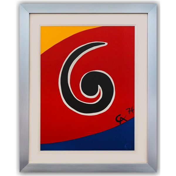 Alexander Calder- Lithograph on Arches Paper "Flying colors - Skywirl"