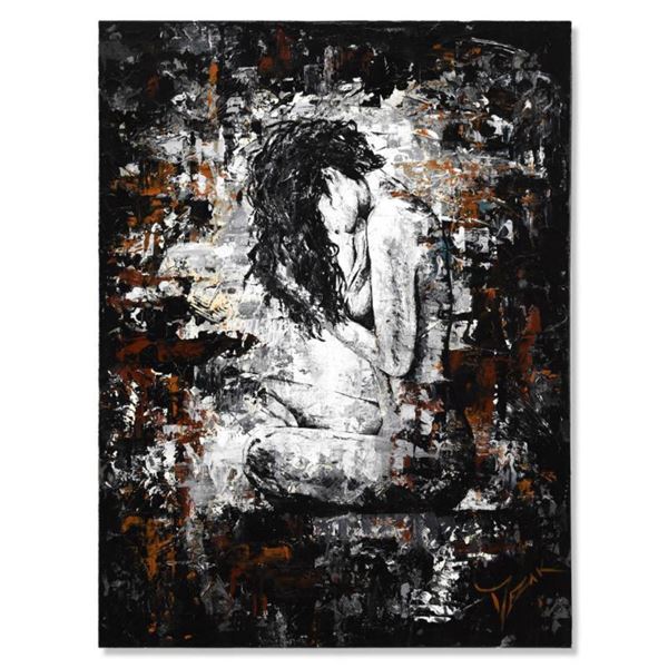 Trevor Mezak, "Natalee" Original Acrylic Painting on Gallery Wrapped Canvas, Hand Signed with Letter