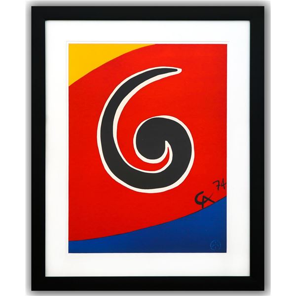Alexander Calder- Lithograph on Arches Paper "Flying colors - Skywirl"
