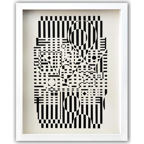 Victor Vasarely- Heliogravure Print "Untitled"