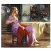 Image 1 : Pino (1939-2010), "Longing For" Artist Embellished Limited Edition on Canvas (36" x 32"), AP Numbere