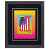 Image 1 : Peter Max- Original Lithograph "LAG WITH HEART ON BIENDS III"