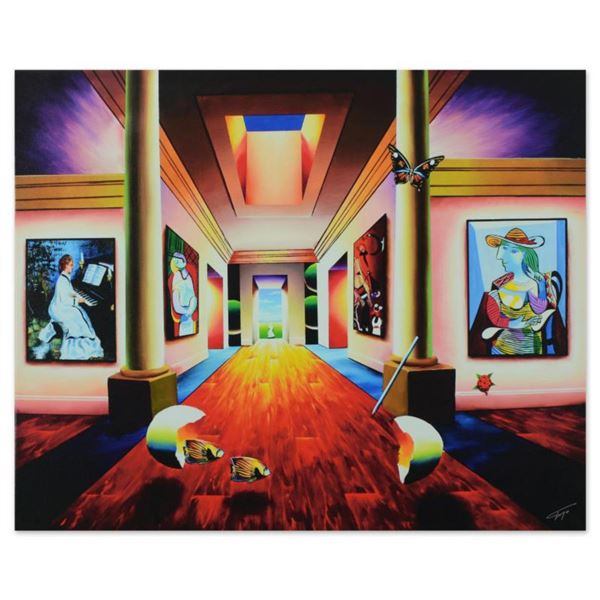 Ferjo, "Hallway of Grandeur" Limited Edition on Gallery Wrapped Canvas, Numbered and Signed with Let