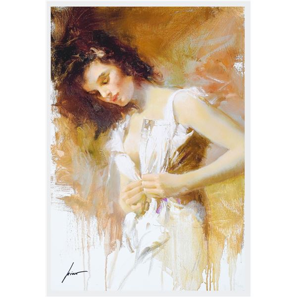 Pino (1939-2010)- Giclee on paper "White Camisole"
