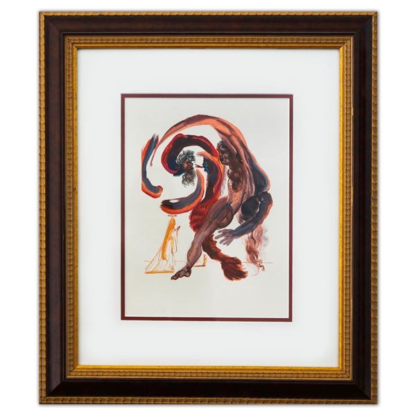 Salvador Dali- Original Color Woodcut on B.F.K. Rives Paper "Purgatory 18"