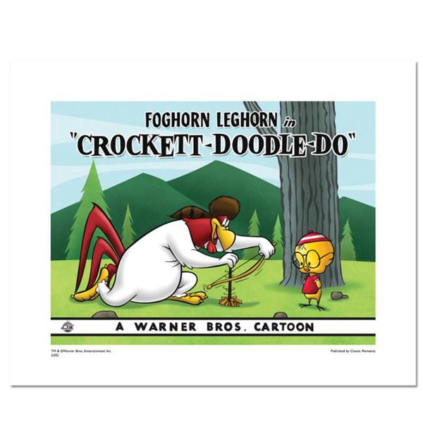 "Crockett Doodle Do" Limited Edition Giclee from Warner Bros., Numbered with Hologram Seal and Certi