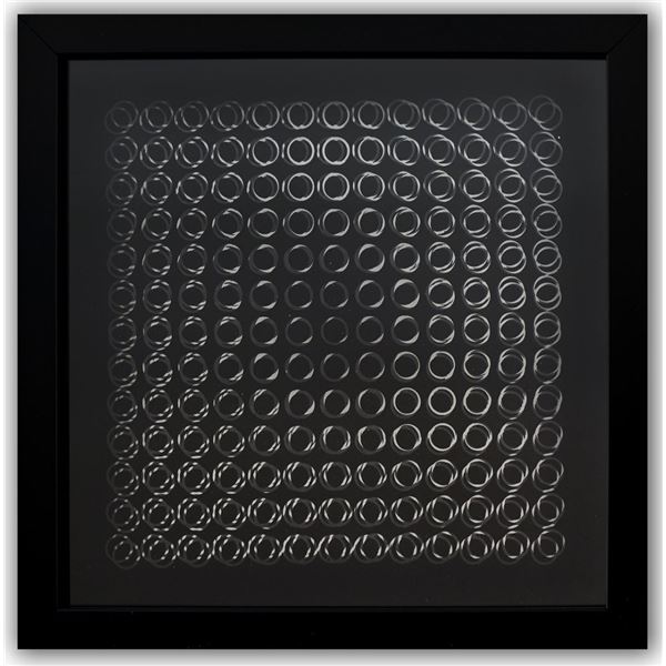 Victor Vasarely- 3D Wall Sculpture/object "Cinetiques"