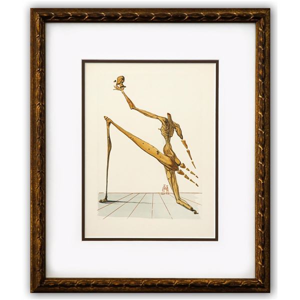 Salvador Dali- Original Color Woodcut on B.F.K. Rives Paper