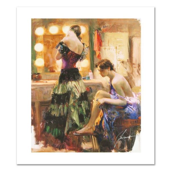 Pino (1939-2010), "Almost Ready" Limited Edition on Canvas, Numbered and Hand Signed with Certificat