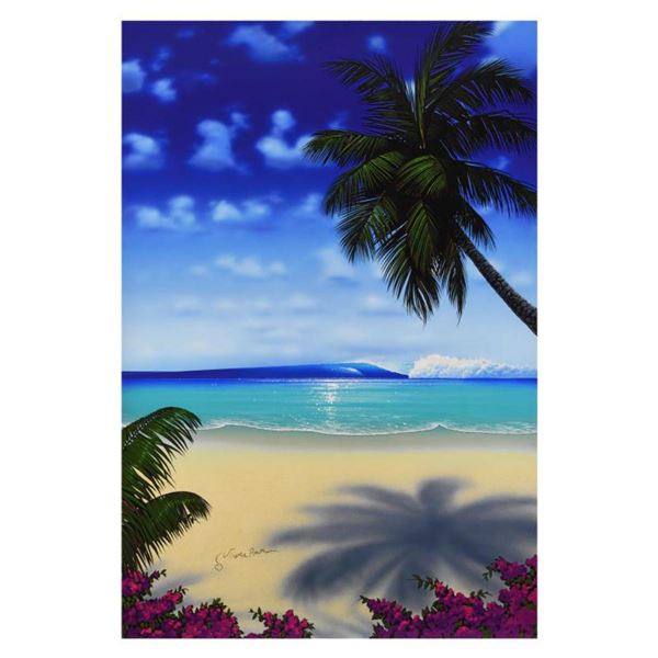 Steven Power, "My Paradise" Limited Edition on Canvas, Numbered and Hand Signed with Letter of Authe
