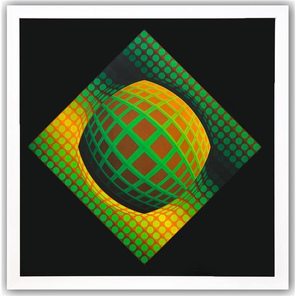 Victor Vasarely- Heliogravure Print "Untitled"