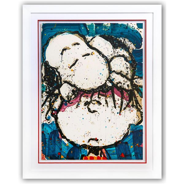 Tom Everhart- Hand Pulled Original Lithograph "Sleepy Head"