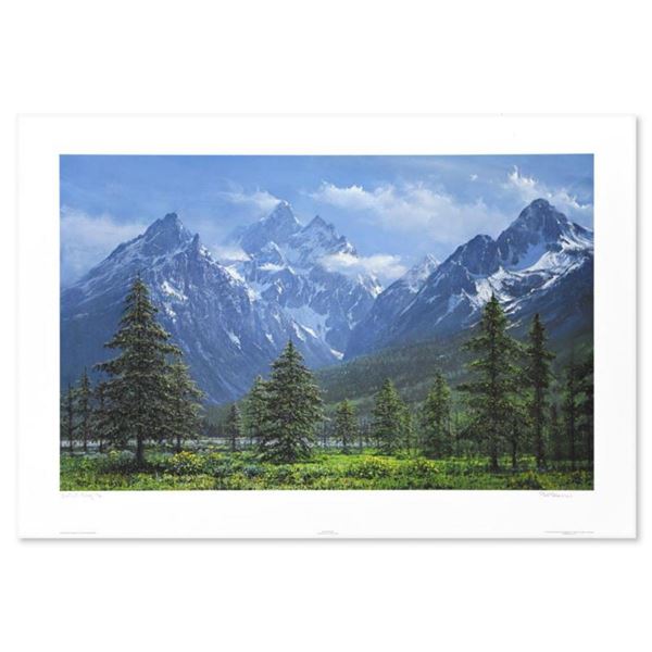 Peter Ellenshaw (1913-2007), "Grand Tetons" Limited Edition Lithograph, Numbered and Hand Signed wit