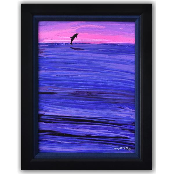 Wyland- Original Painting on Canvas "Heading for the surface"