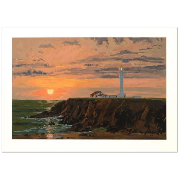 Lindsay Dawson, "Point Arena" Limited Edition Serigraph Numbered and Hand Signed with Certificate of