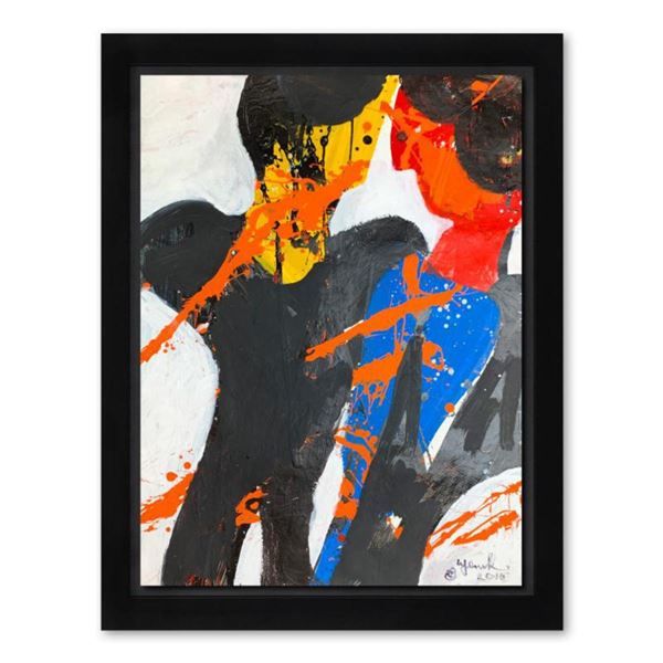 Jenik Cook, Framed Original Acrylic Painting, Hand Signed, Letter of Authenticity.