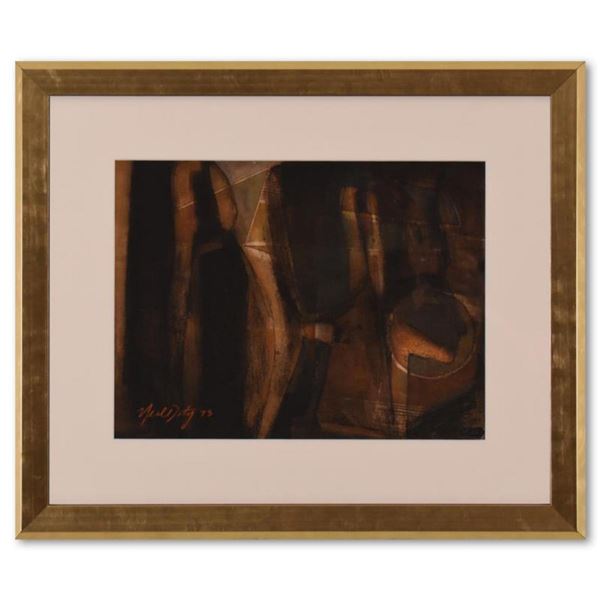 Neal Doty (1941-2016), Framed Original Painting, Dated 1973 and Hand Signed with Letter of Authentic