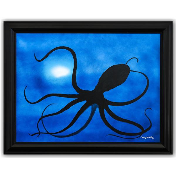 Wyland- Original Painting on Canvas "Octopus"