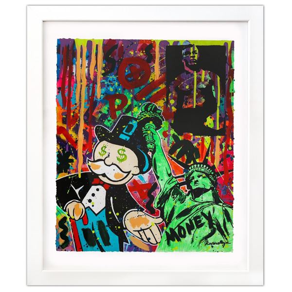 Nastya Rovenskaya- Original Mixed Media on Paper "Liberty"