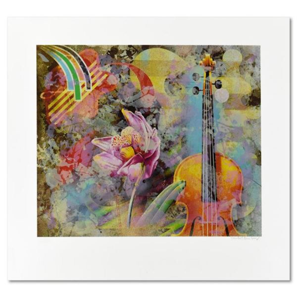 Yankel Ginzburg, "Musical Fantasy" Limited Edition Serigraph, Numbered and Hand Signed with Letter o
