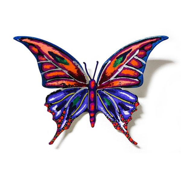 Patricia Govezensky- Original Painting on Cutout Steel "Butterfly CCLI"