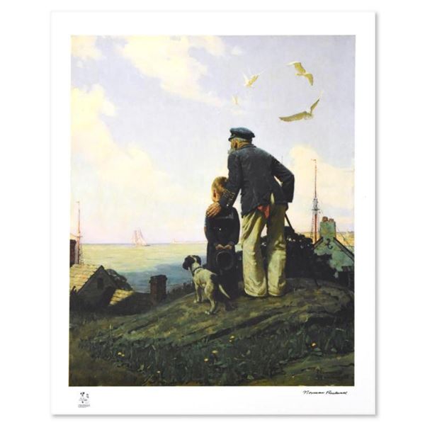 Norman Rockwell (1894-1978), "Outward Bound" Limited Edition Offset Lithograph, Numbered and Plate S