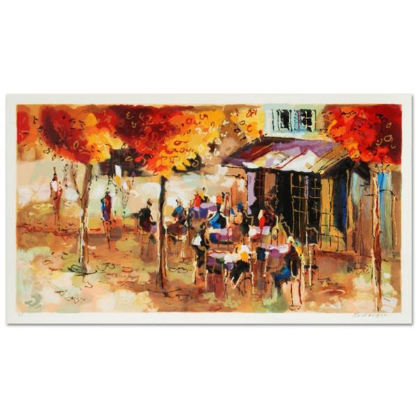 "Gathering" Limited Edition Serigraph by Michael Rozenvain, Hand Signed with Certificate of Authenti