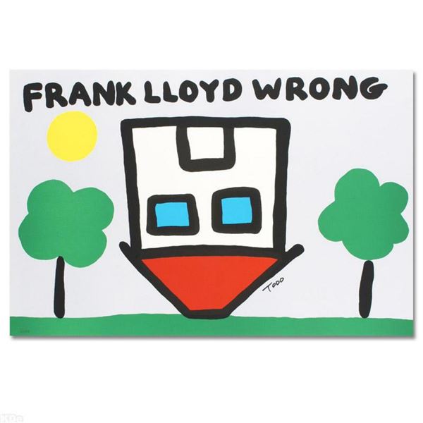 "Frank Lloyd Wrong" Limited Edition Lithograph by Todd Goldman, Numbered and Hand Signed with Certif