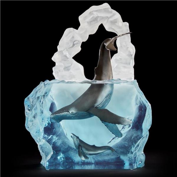 Kitty Cantrell, "Kindred Souls" Limited Edition Mixed Media Lucite Sculpture with COA.