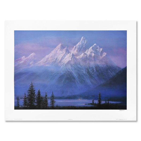Peter Ellenshaw (1913-2007), "Teton Twilight" Limited Edition Lithograph, Numbered and Hand Signed w