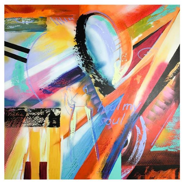 Alfred Gockel, "Heal My Soul" Hand Signed Limited Edition on Canvas with Letter of Authenticity.
