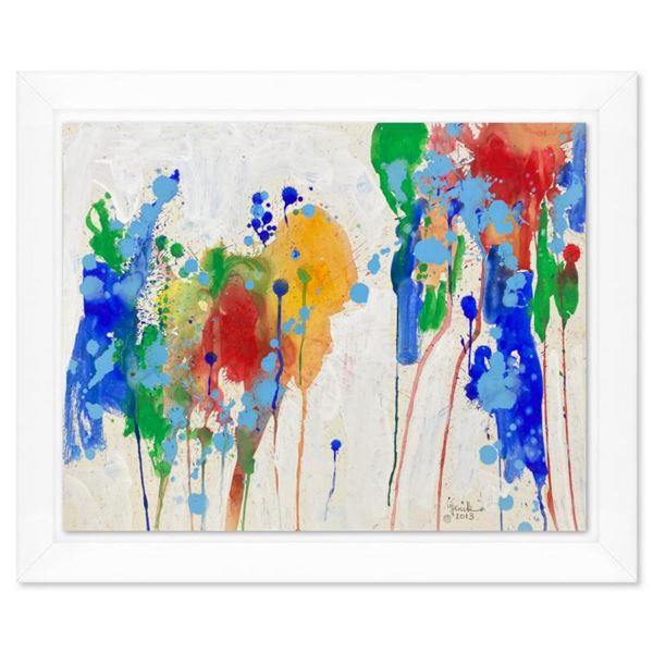 Jenik Cook, Framed Original Acrylic Painting, Hand Signed, Letter of Authenticity.