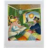 Image 1 : Francesco Nesi- Original Serigraph on Paper "SORPRESA DEL MATTINO"