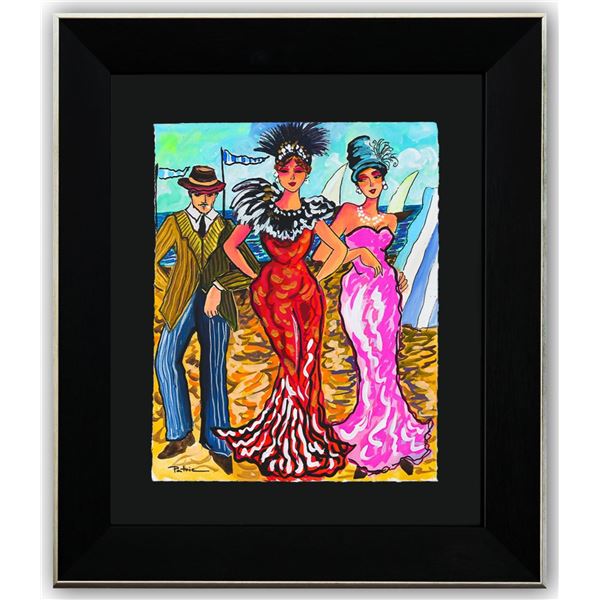 Patricia Govezensky- Original Watercolor "Dress Code"