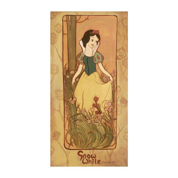 Tricia Buchanan-Benson, "Snow White" from a Sold-Out Limited Edition on Canvas from Disney Fine Art,