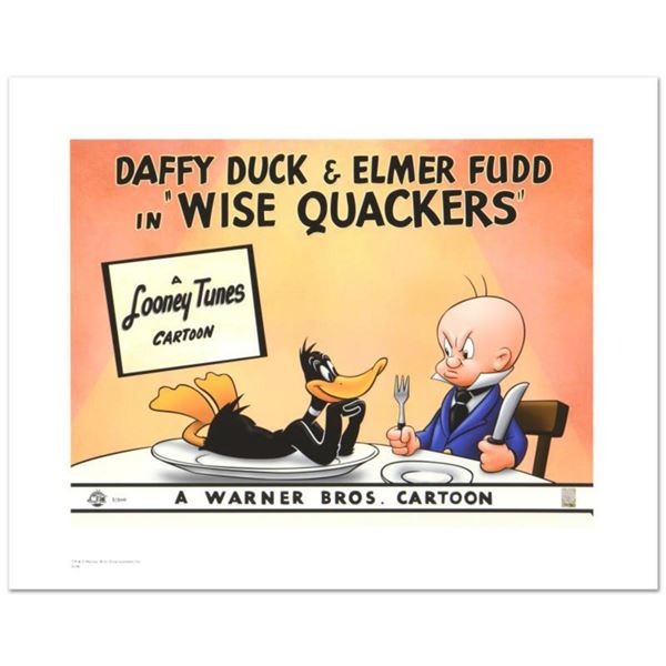 "Wise Quackers" Limited Edition Giclee from Warner Bros., Numbered with Hologram Seal and Certificat