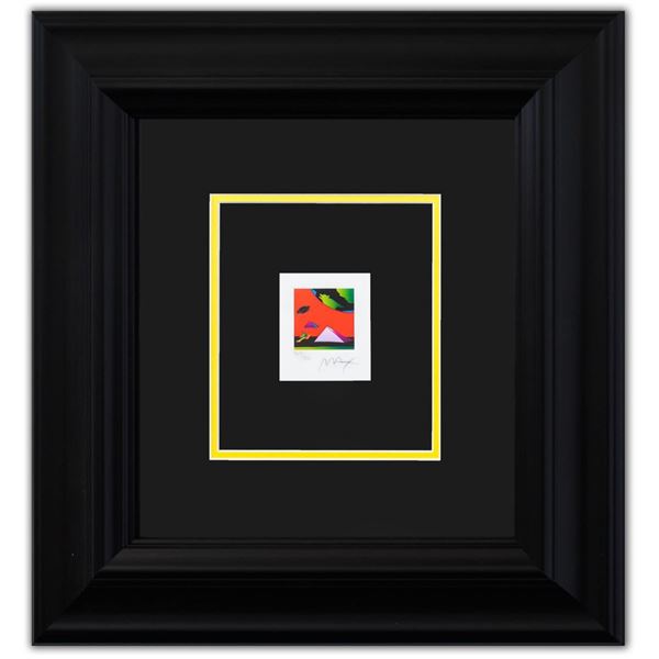 Peter Max- Original Lithograph "Jumper with Two Pyramids (Mini)"