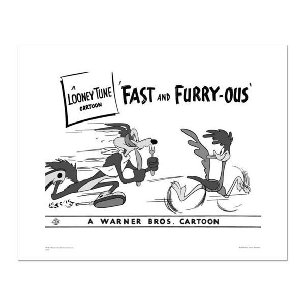 "Fast and Furry-ous" Numbered Limited Edition Giclee from Warner Bros. with Certificate of Authentic
